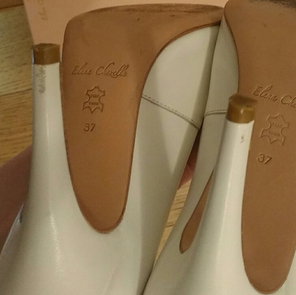White Bridal Shoes (US size 7.5) - Picture 6 of 8